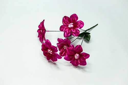 Ветка гвоздики 20 цветков пурпурно-фиолетовый